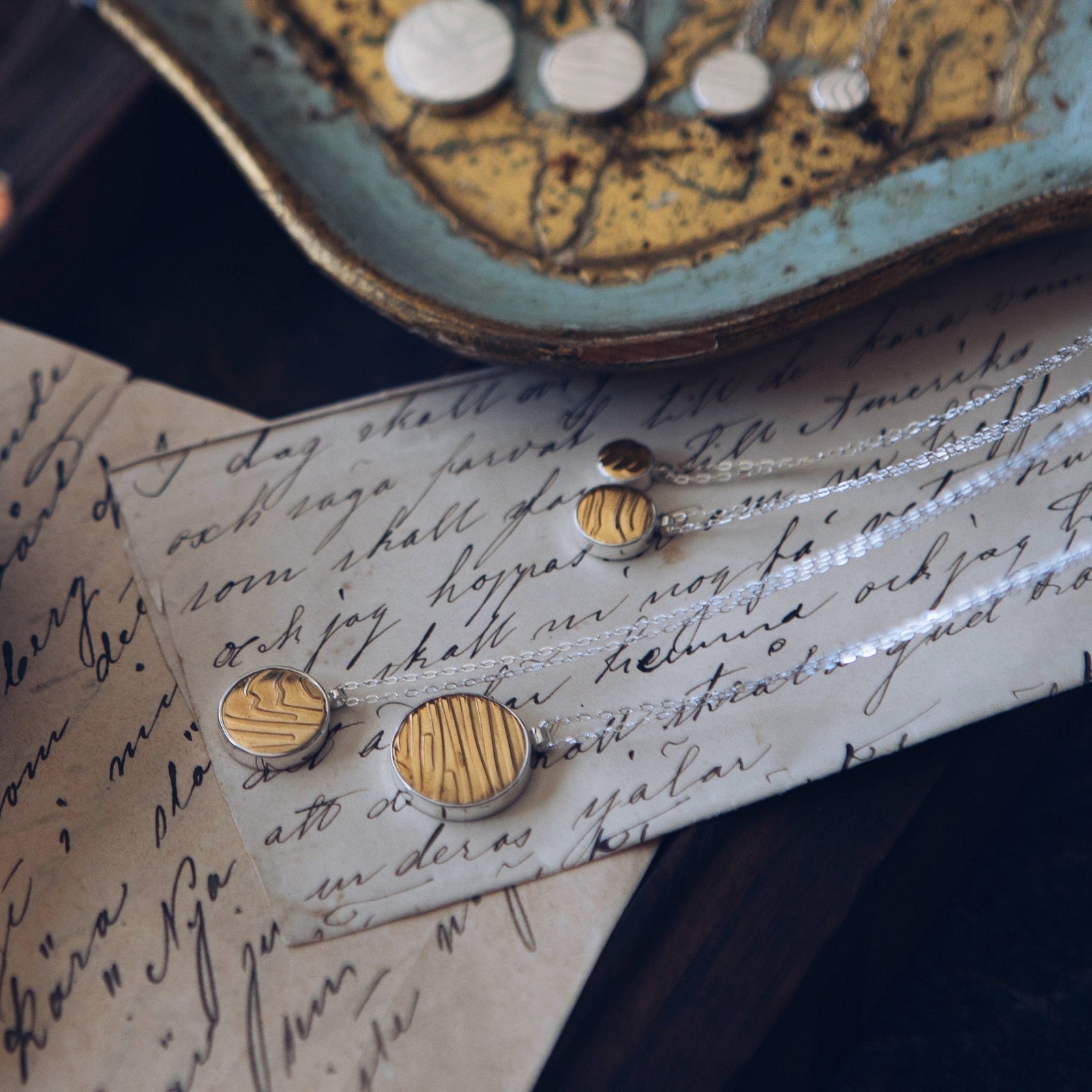 5mm Green Quartz Semi-Precious Stone in a recycled Sterling Silver settting