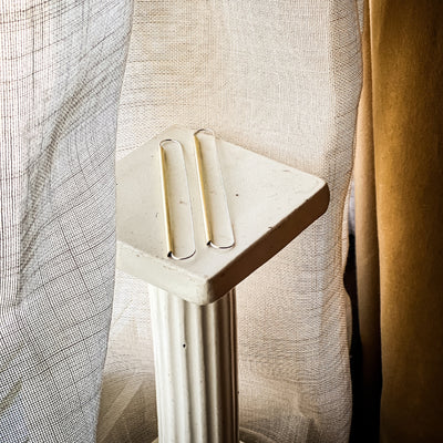 Sterling Silver & Brass Linear Drop Earrings