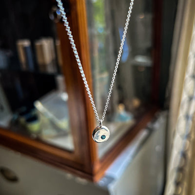 Sterling Silver London Blue Topaz Necklace