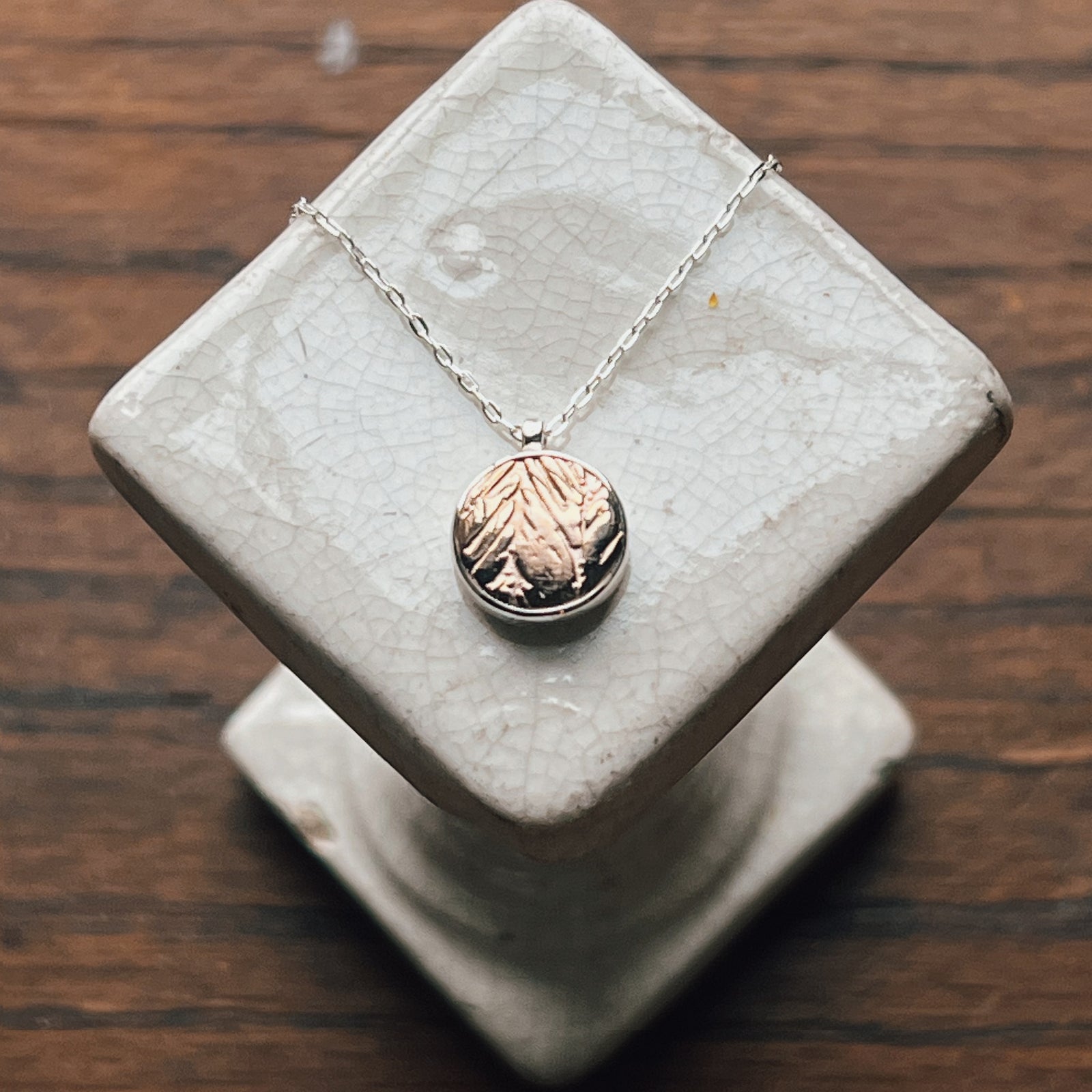 Treccia Necklace - Bronze